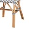 Baxton Studio Shai Modern French Grey and White Weaving and Natural Rattan Bistro Chair 225-13112-ZORO - alternate 2